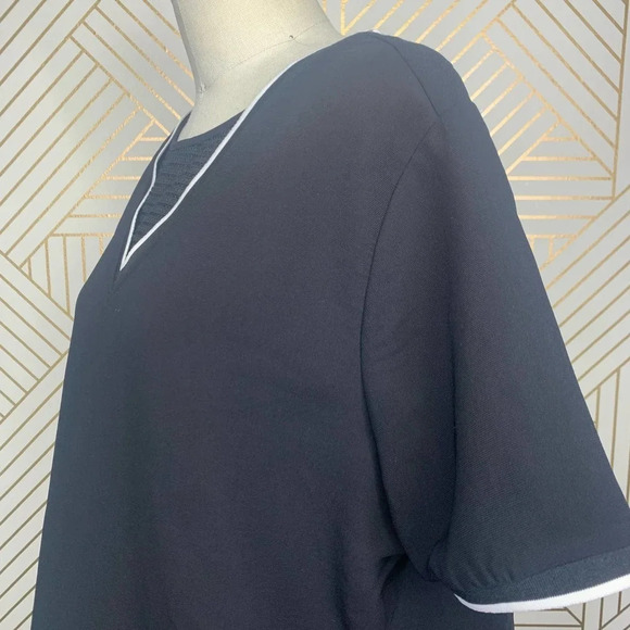 Scotch & Soda Class Of 76 Varsity Layered Jersey Top Black Size‎ US Medium - Picture 6 of 12